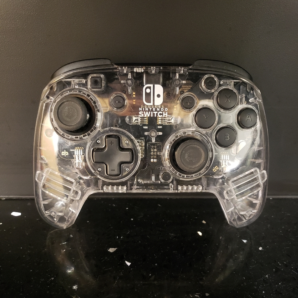 PowerA Nano Enhanced Wireless Controller for Nintendo Switch Grey Neon